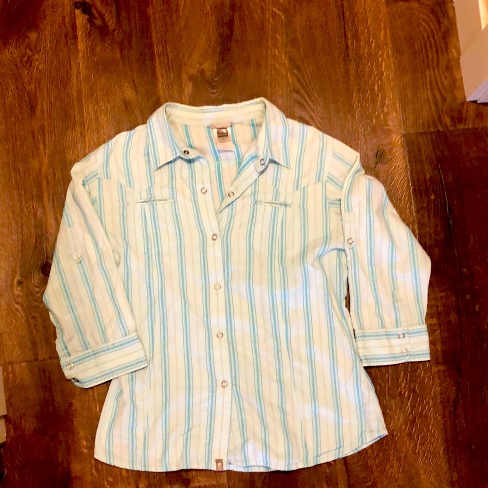North Face long sleeved button down